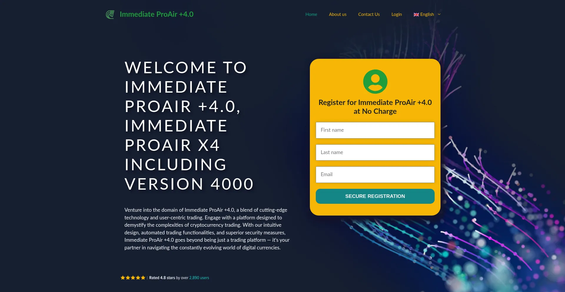 Website screenshot of Immediateproair360.com