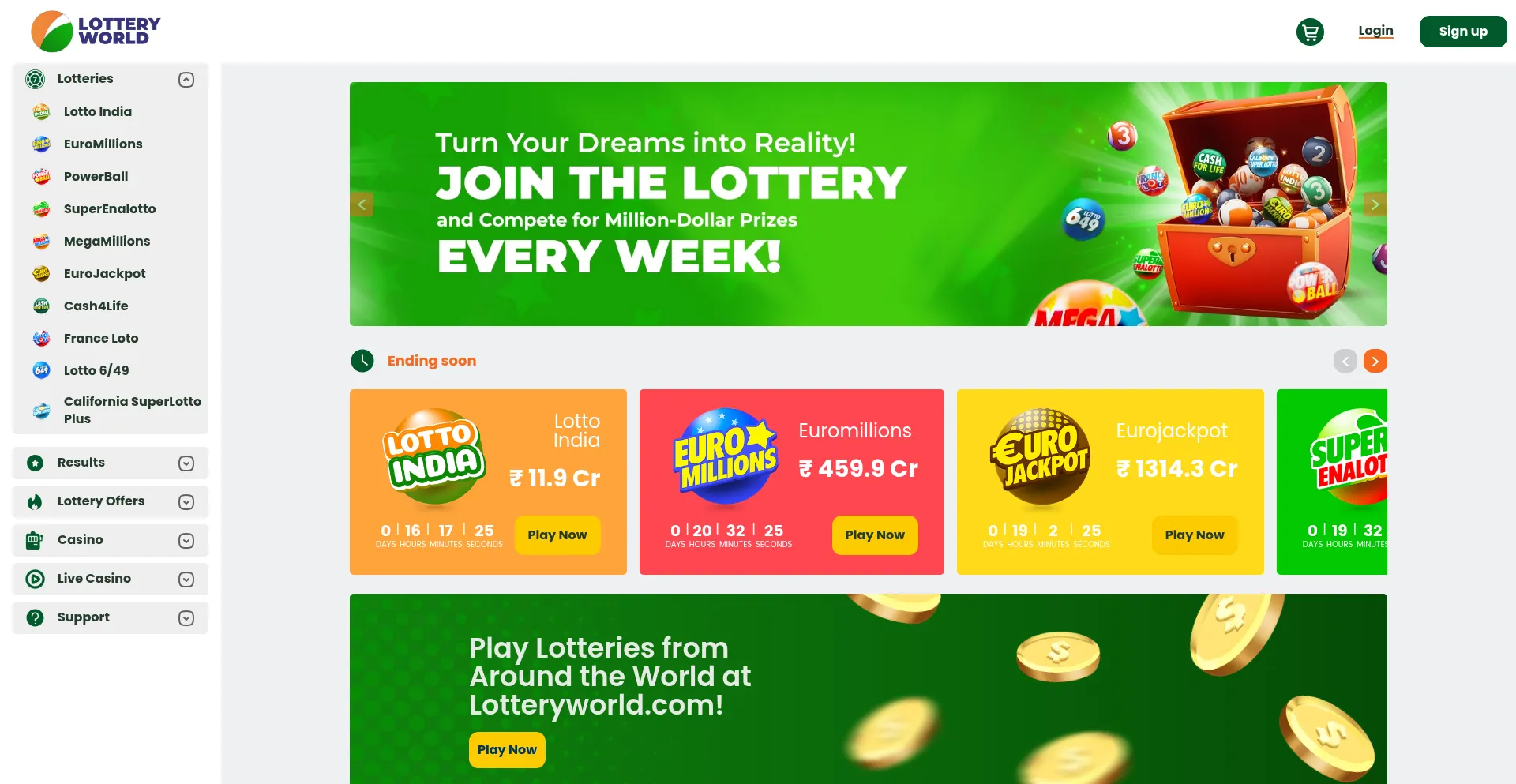 ¿És Seguro y Confiable In.lotteryworld.com?