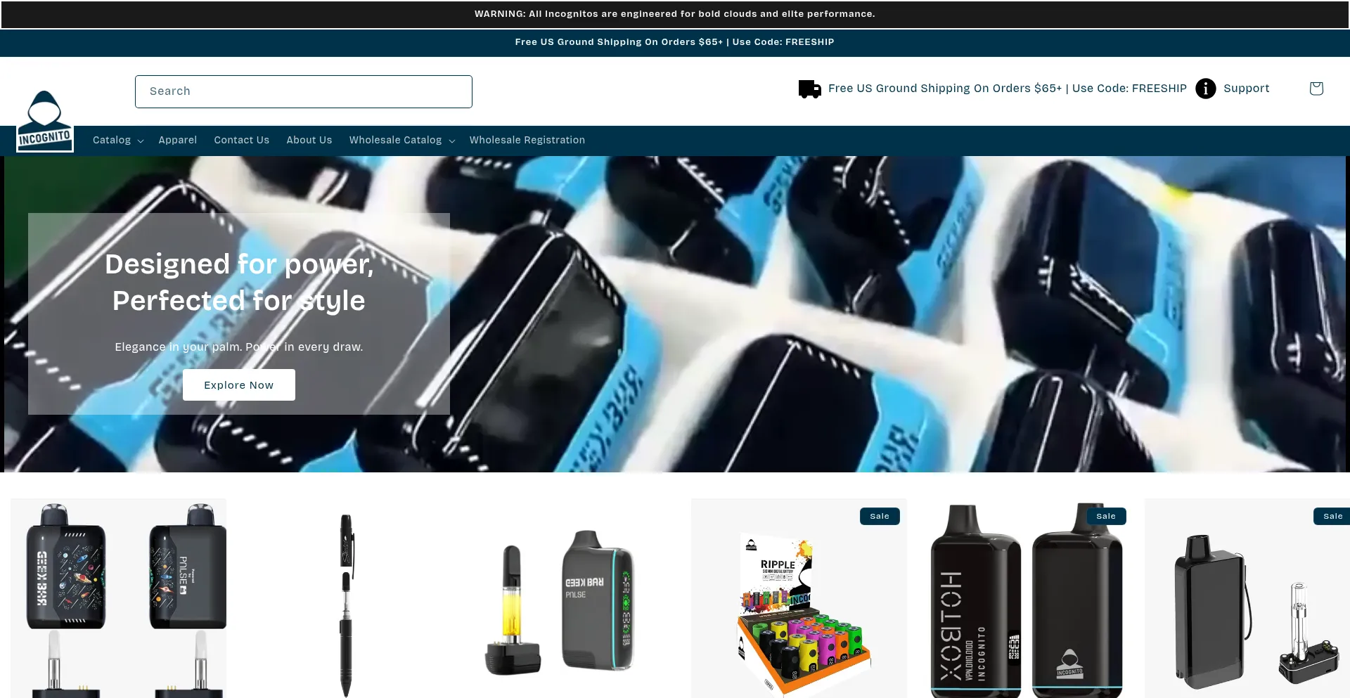 Incognito365.com Screenshot