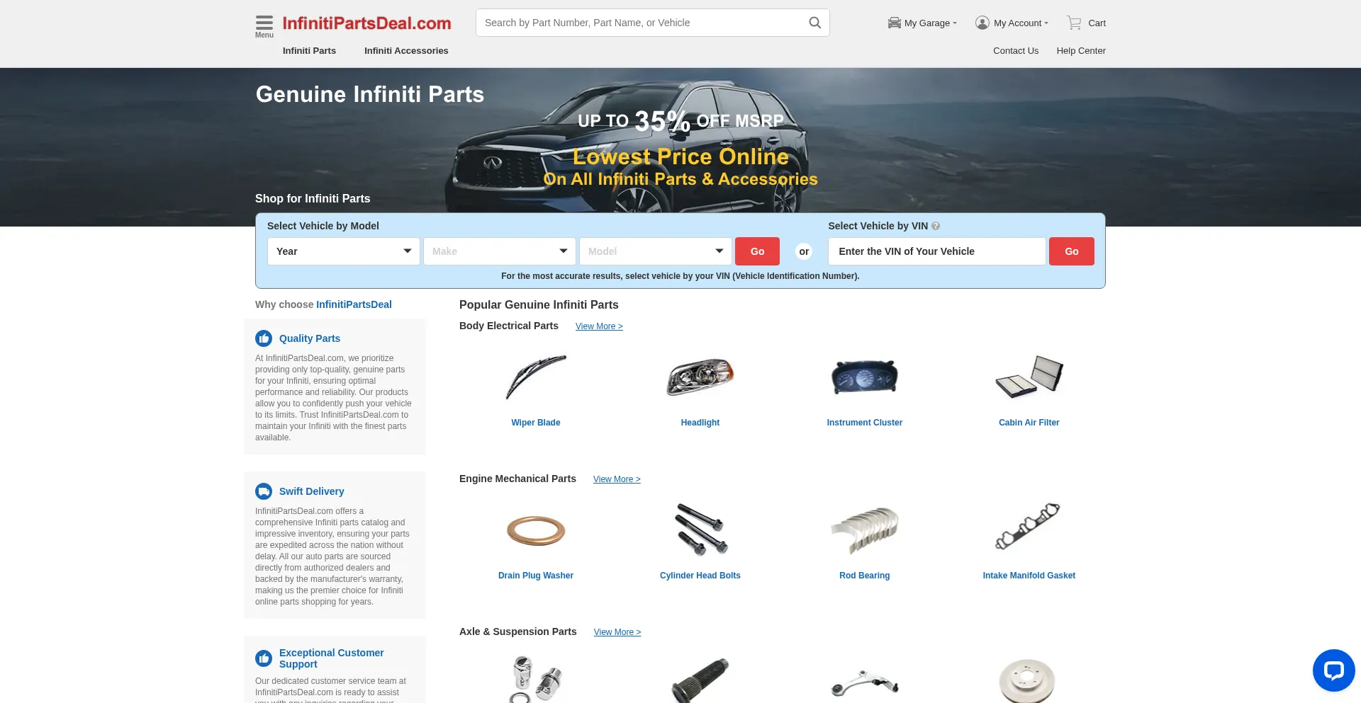 Infinitipartsdeal.com