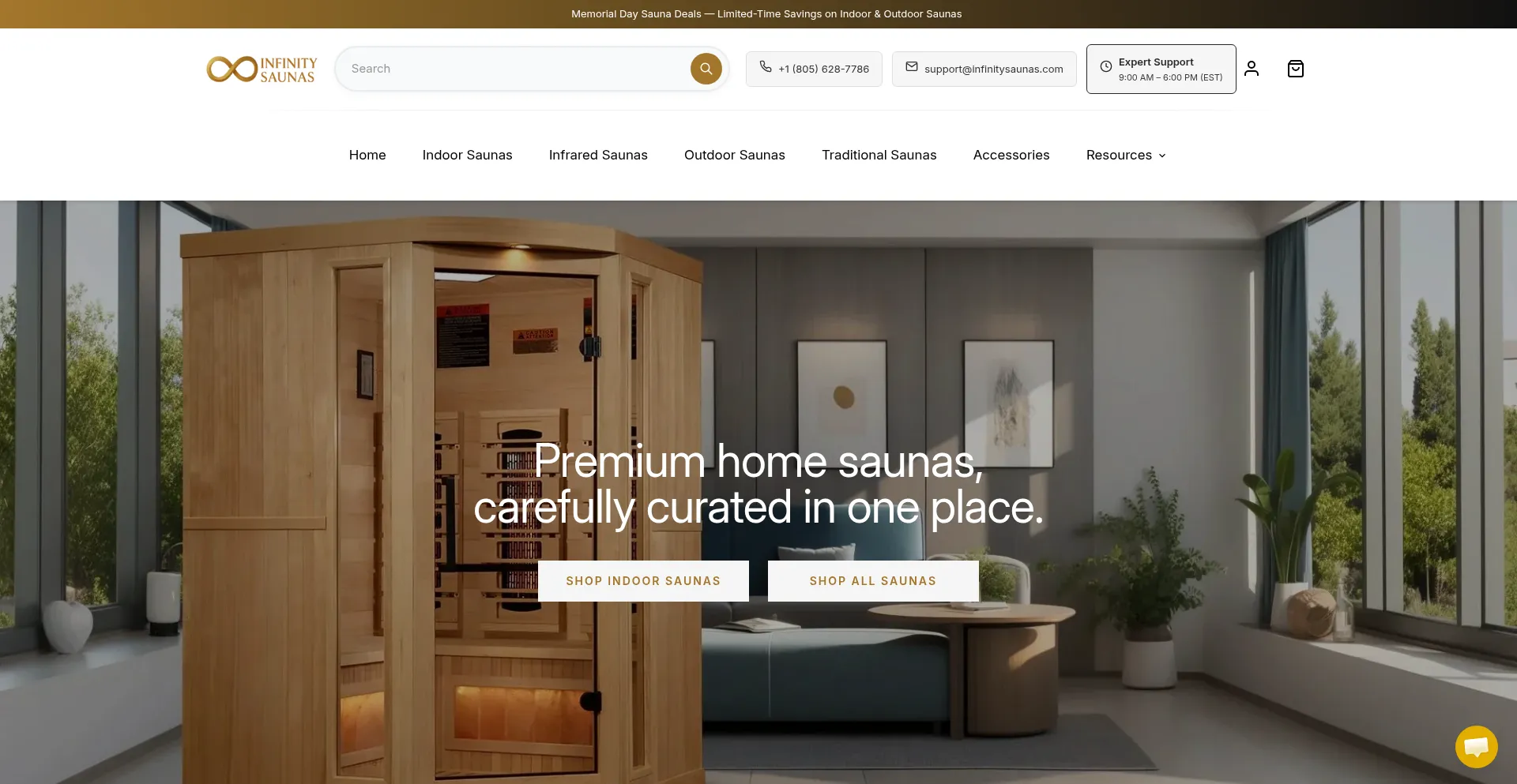 Infinitysaunas.com