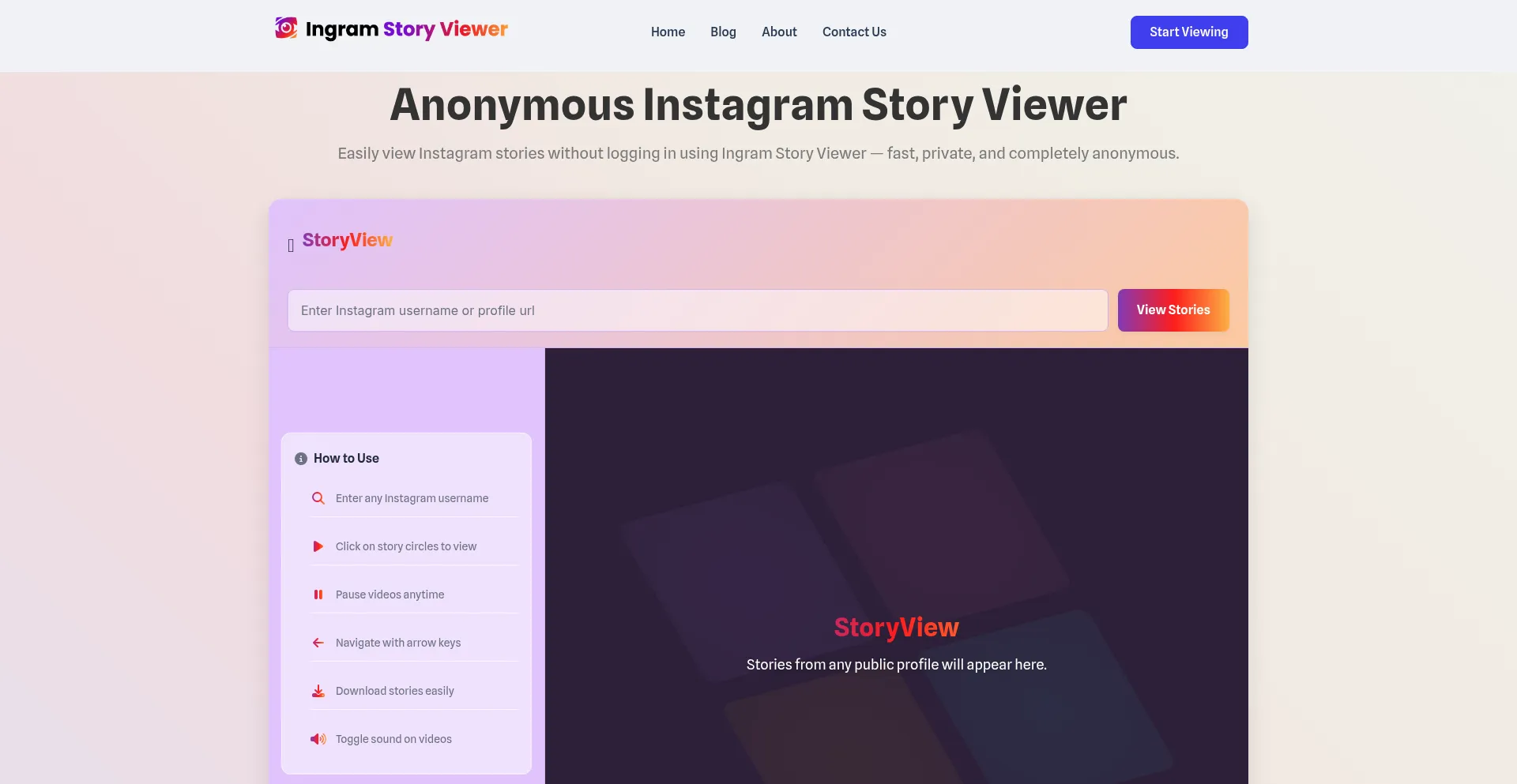 Ingramstoryviewer.com