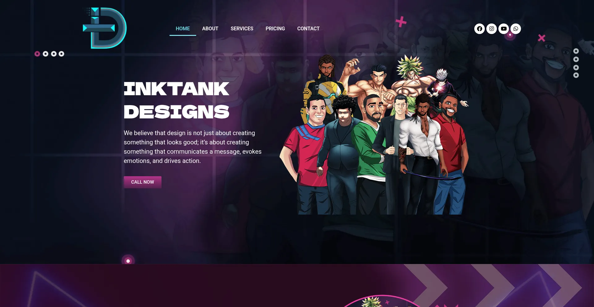 Inktankdesigns.com Screenshot