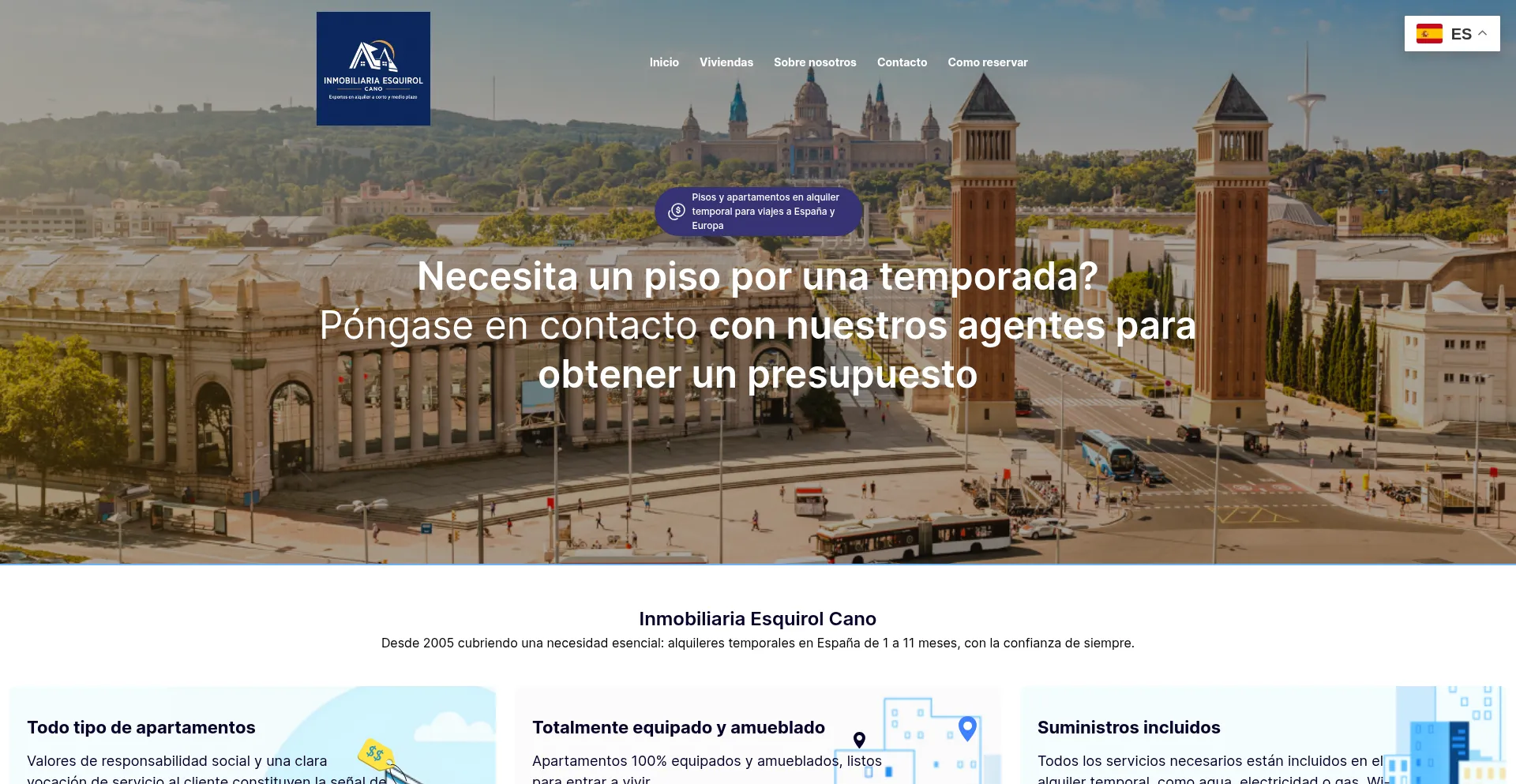 Inmobiliariaesquirolcano.com Screenshot