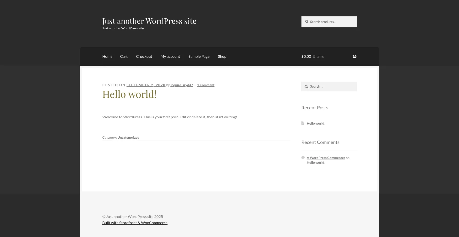Website screenshot of Inquire.net
