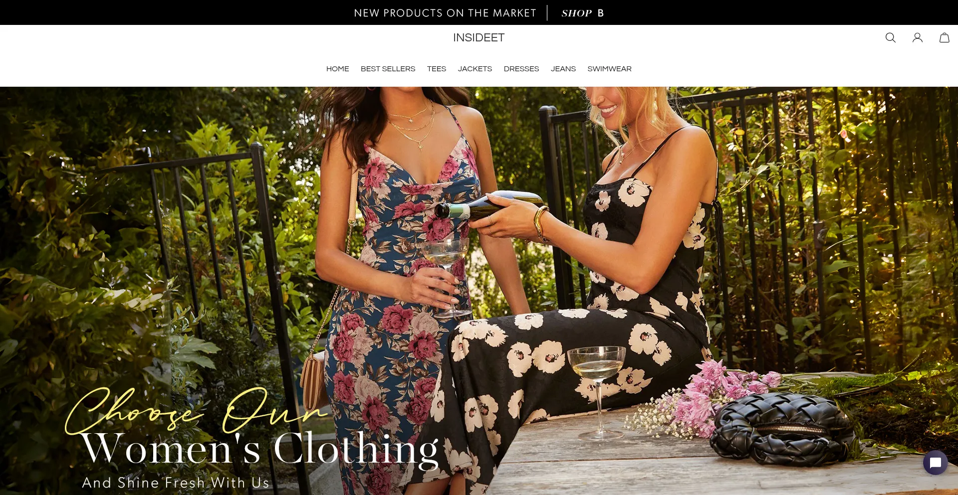 Website screenshot of Insideet.com