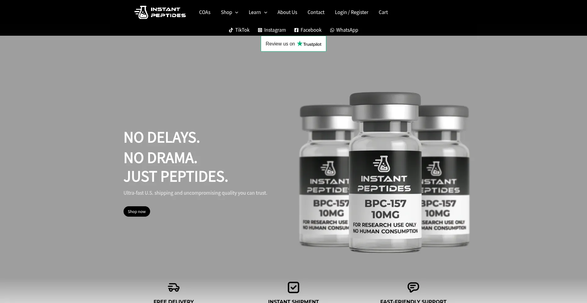 ¿És Seguro y Confiable Instantpeptides.com?