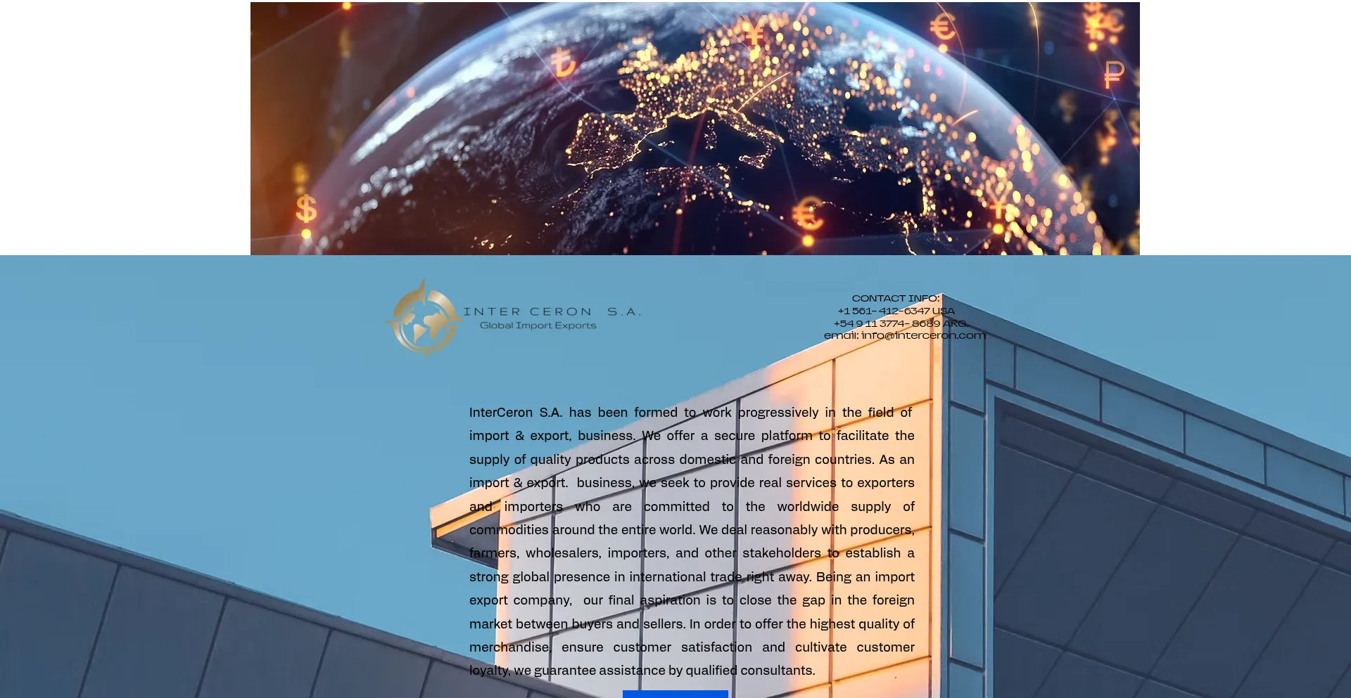 Interceron.com Screenshot