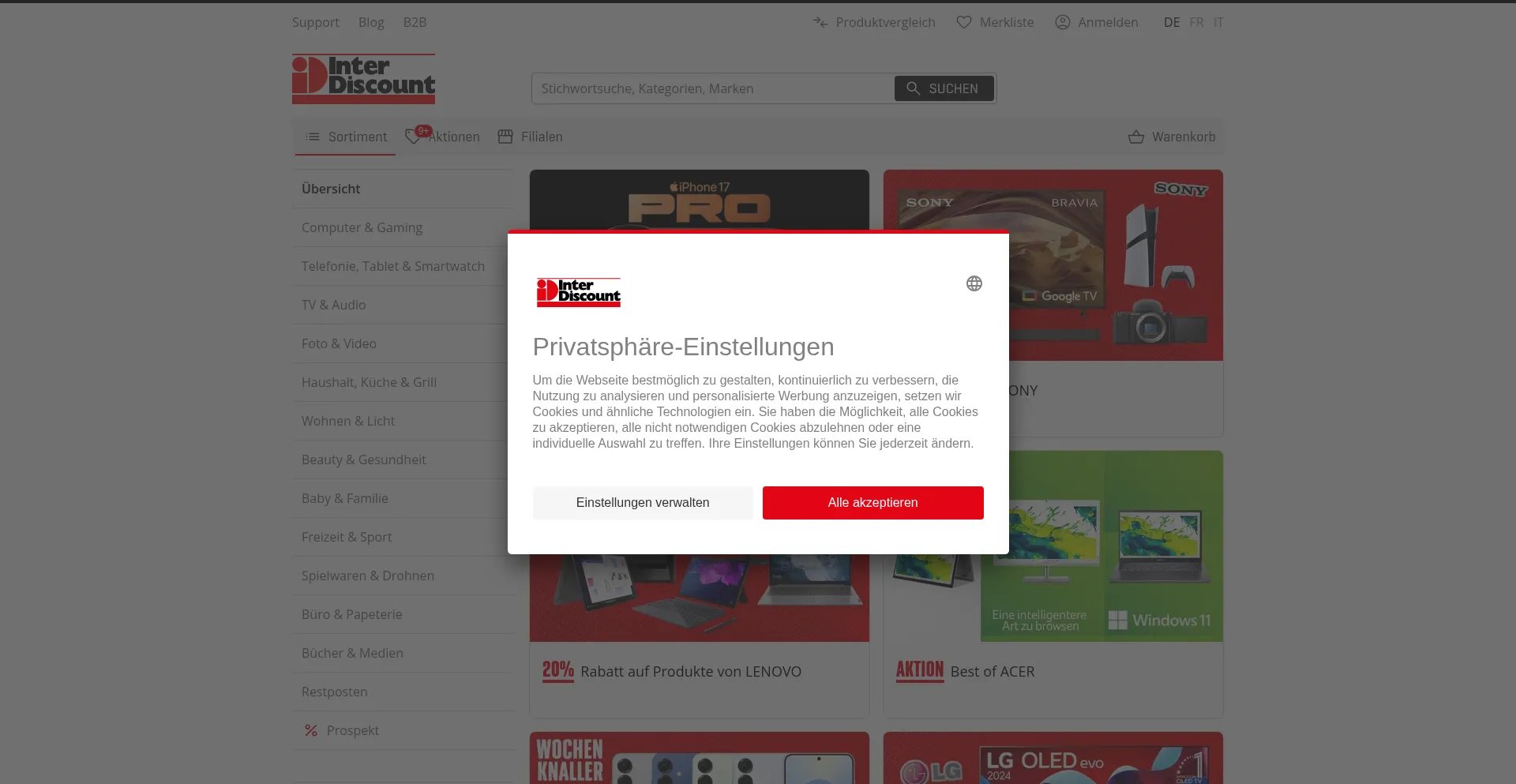 ¿És Seguro y Confiable Interdiscount.ch?