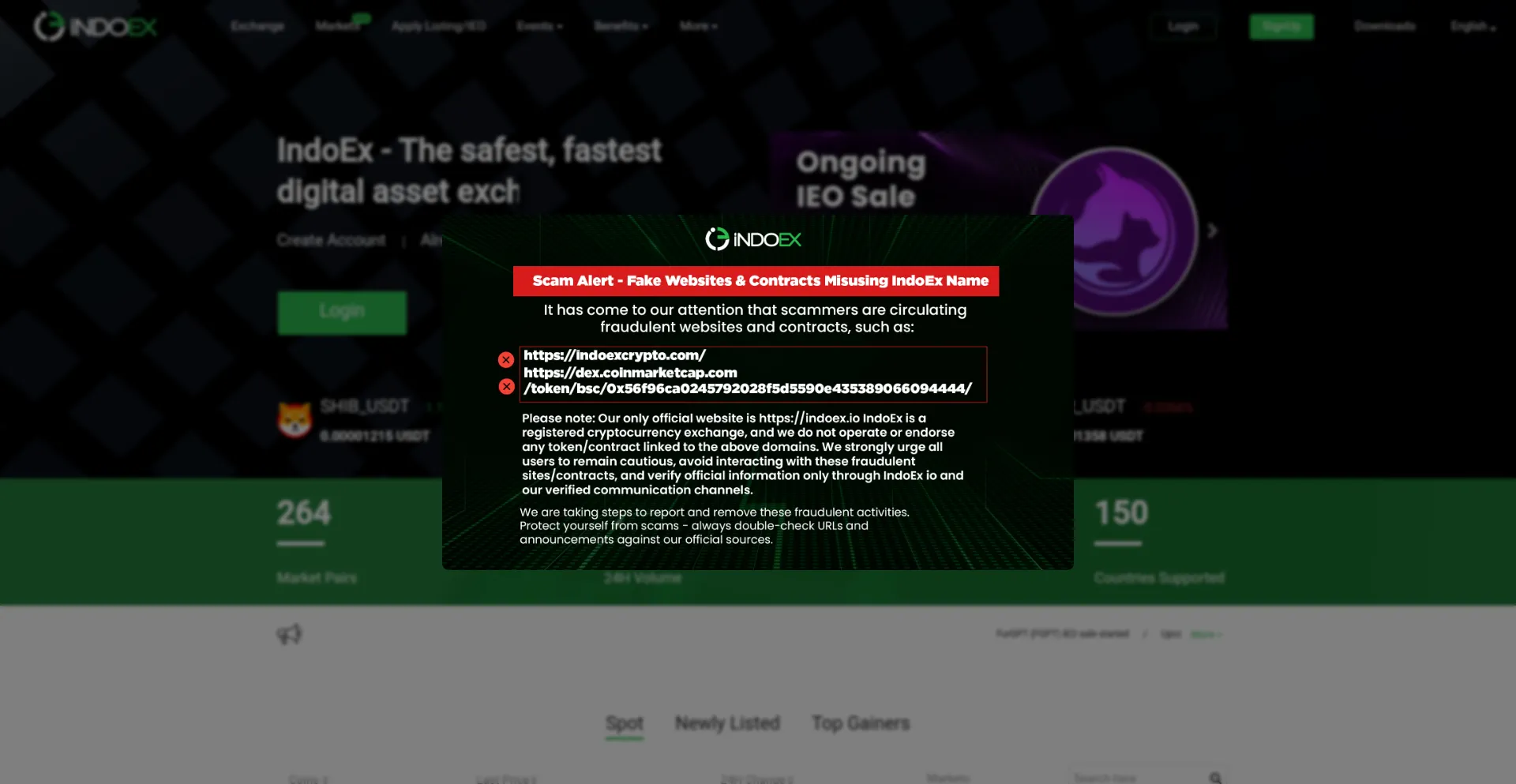 International.indoex.io Screenshot