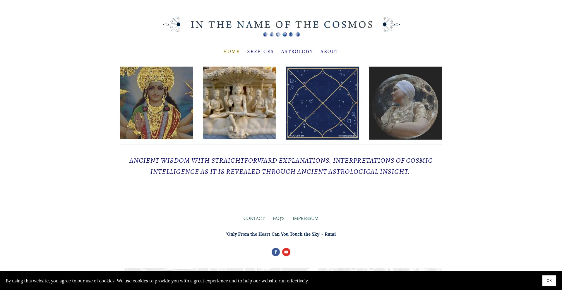 ¿És Seguro y Confiable Inthenameofthecosmos.com?