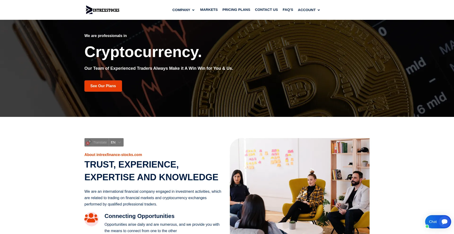 Intrexfinance-stocks.com Screenshot