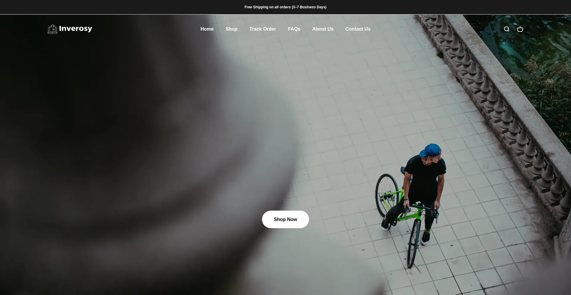 Website screenshot of Inverosy.shop