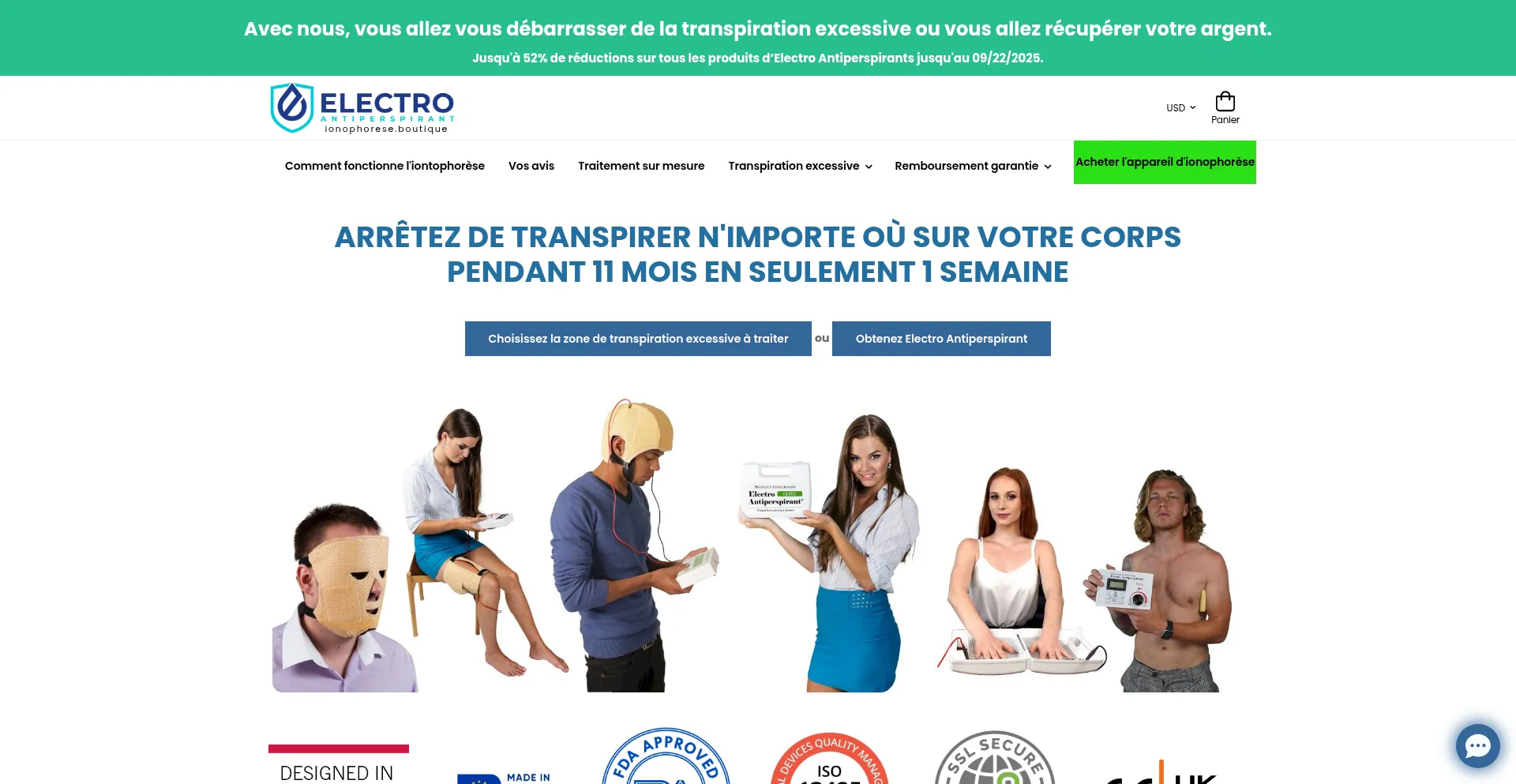 Ionophorese.boutique Screenshot