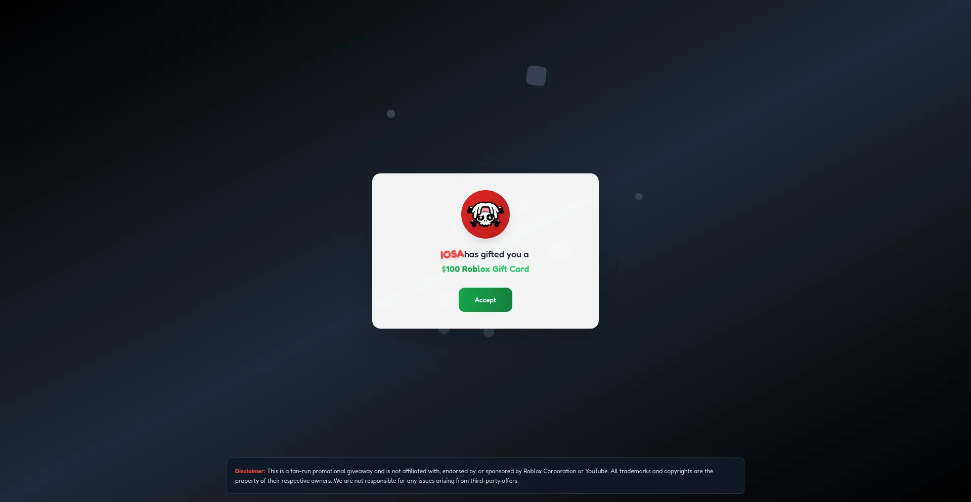 Website screenshot of Iosa.club