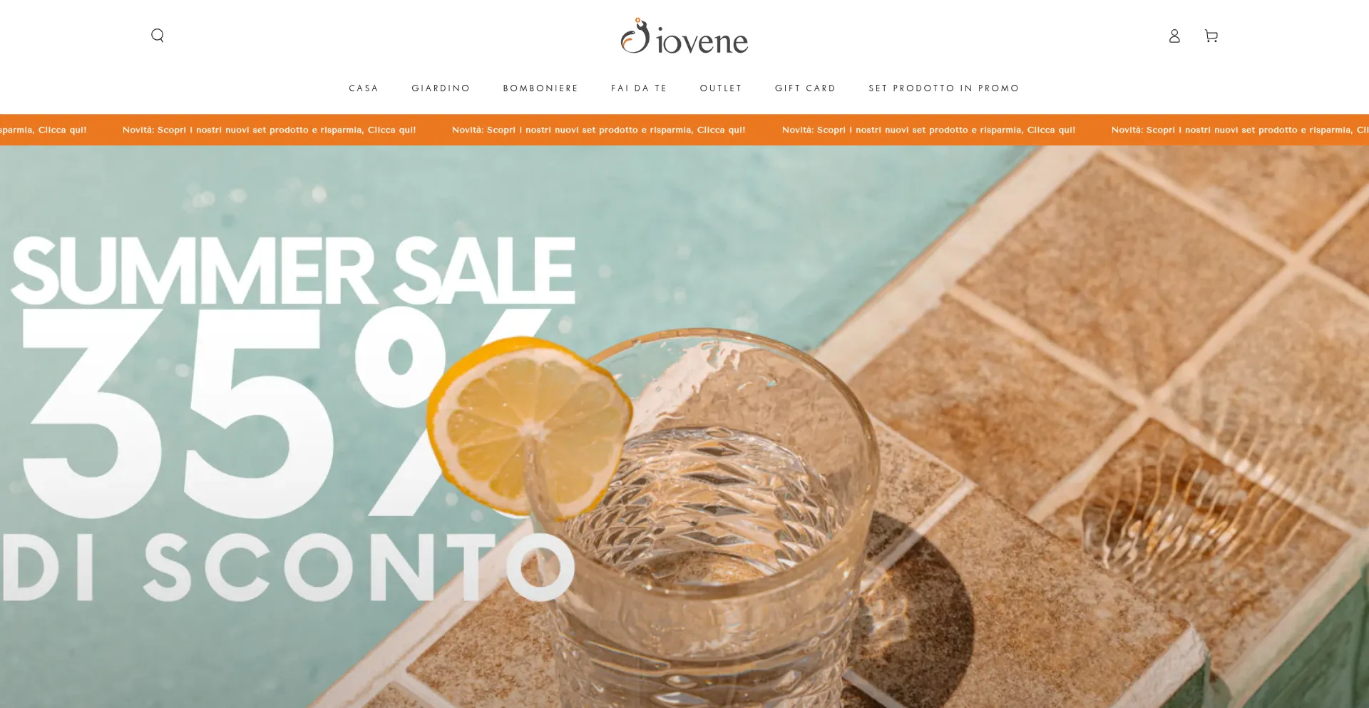 Website screenshot of Ioveneferramenta.it