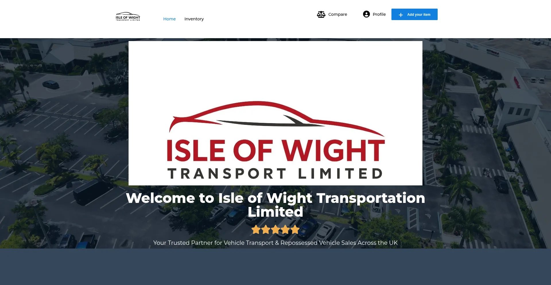 Website screenshot of Iowautos.co.uk