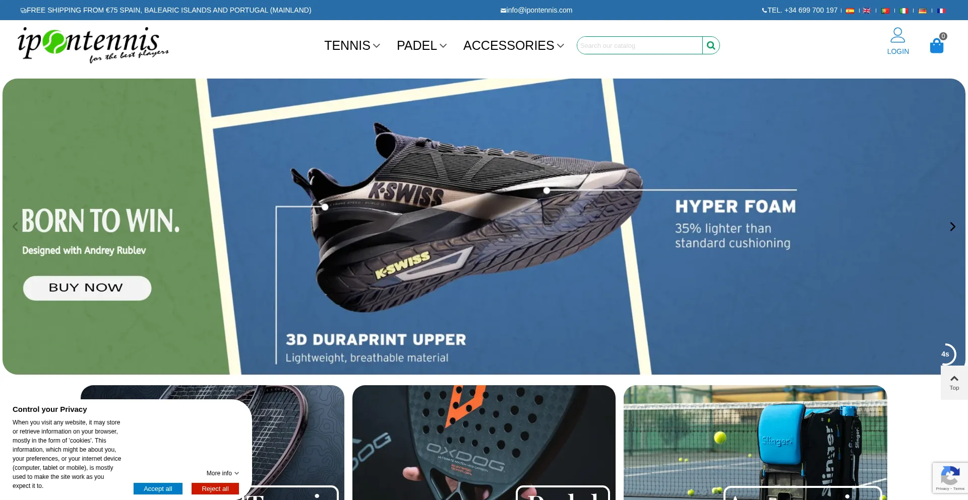 Ipontennis.com Screenshot