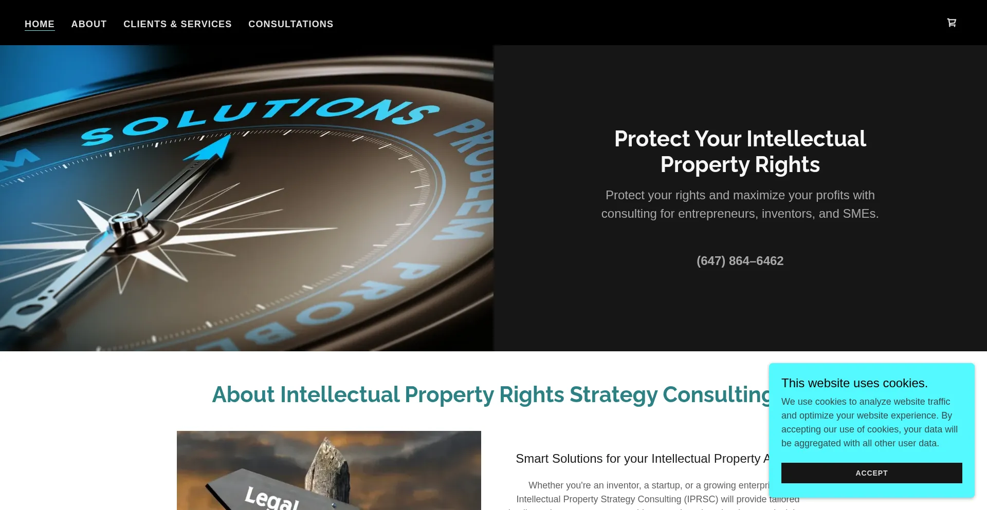 Iprinfo.ca Screenshot