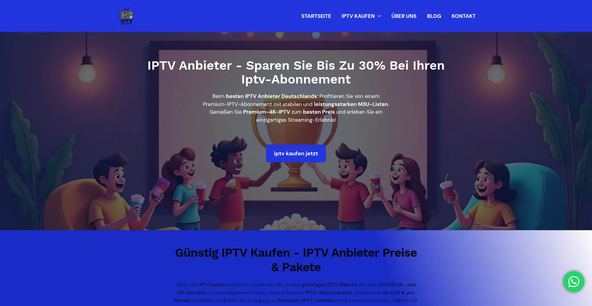 Iptv-anbieter.codes Screenshot