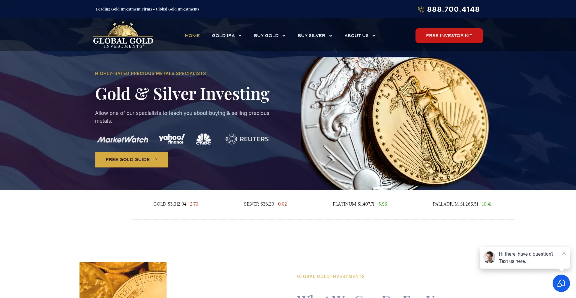 Website screenshot of Iragoldproof.com