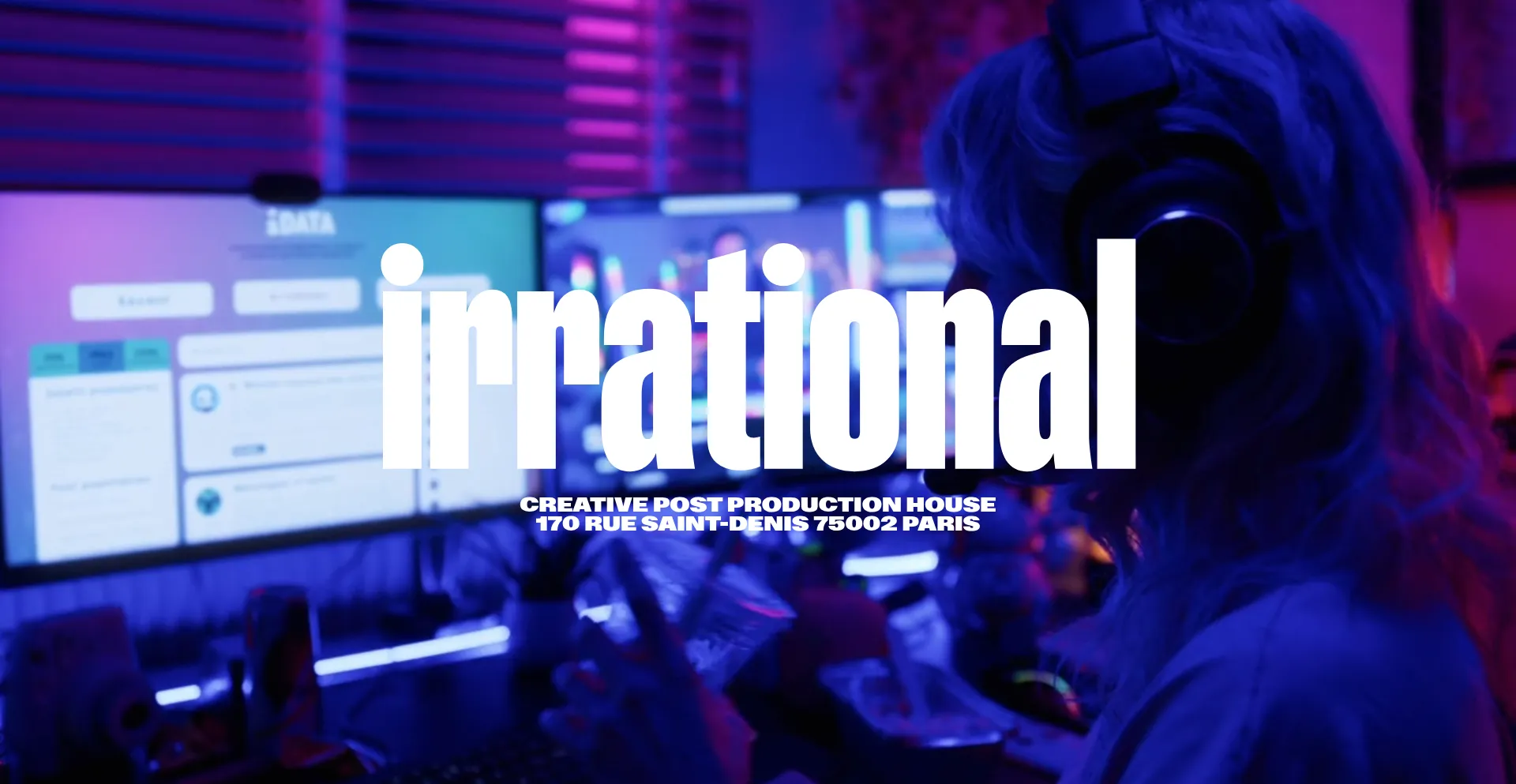 Website screenshot of Irrational.tv