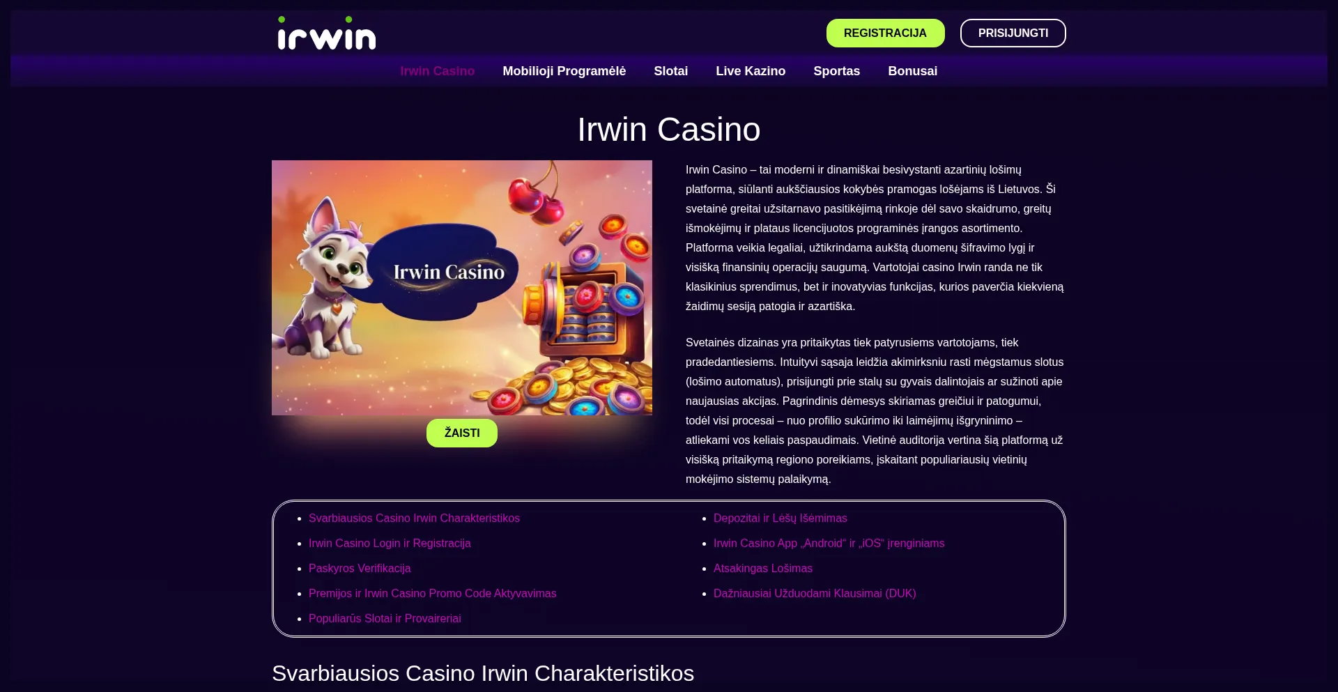 Irwin-casino.haustier-infos.eu