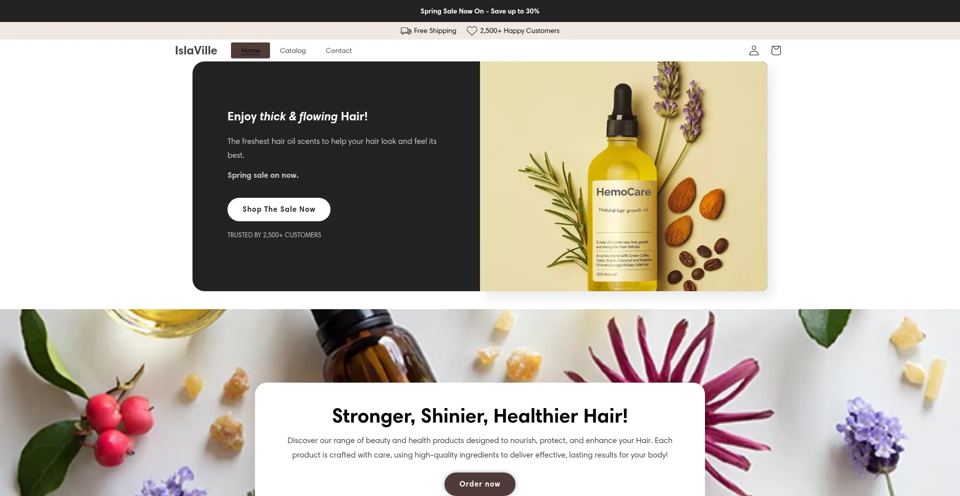 Website screenshot of Islaville.com