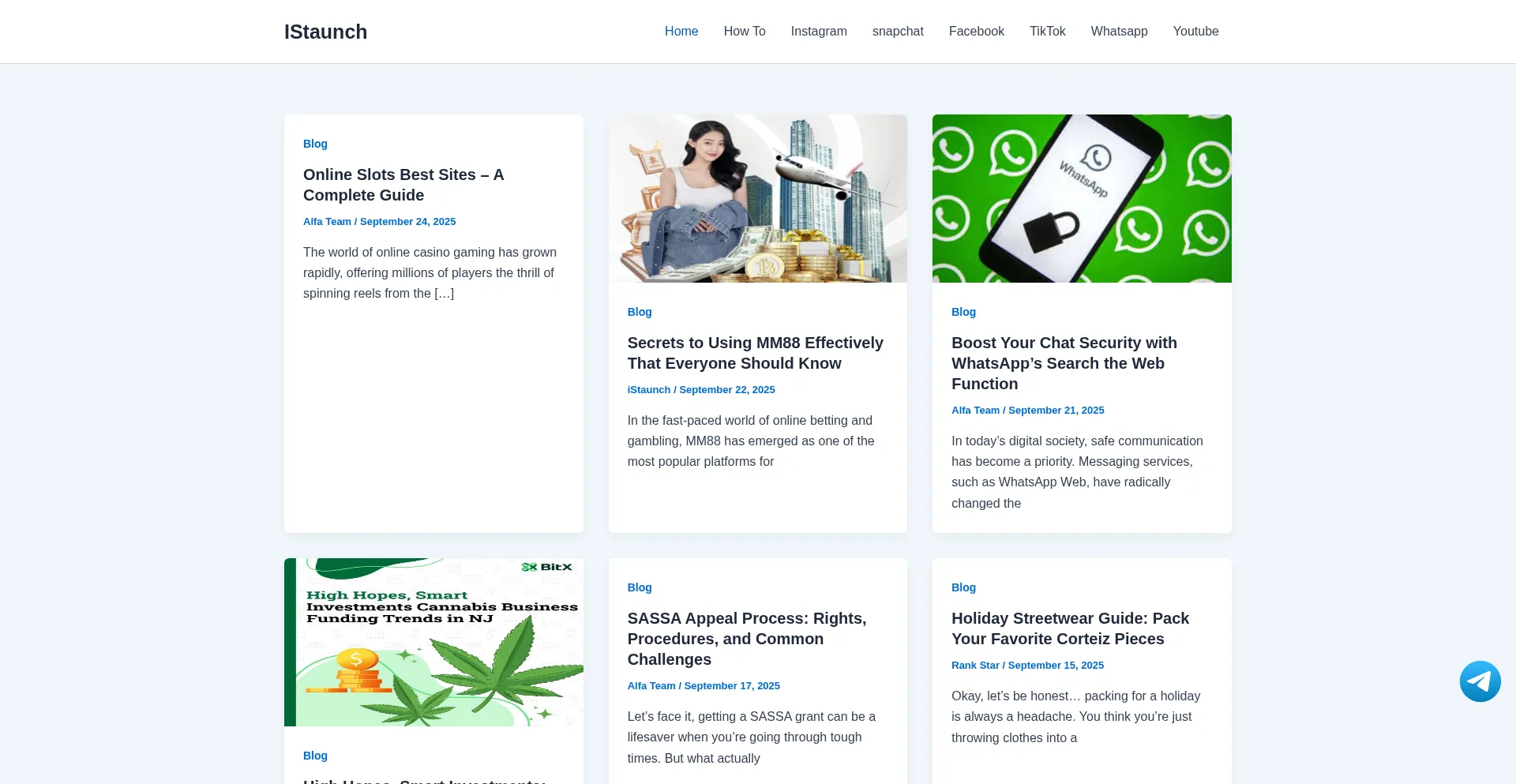 Istaunch.net Screenshot
