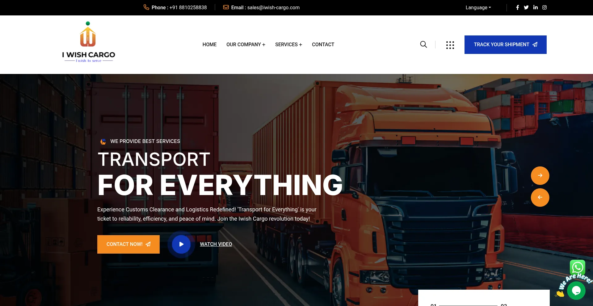 Iwish-cargo.com