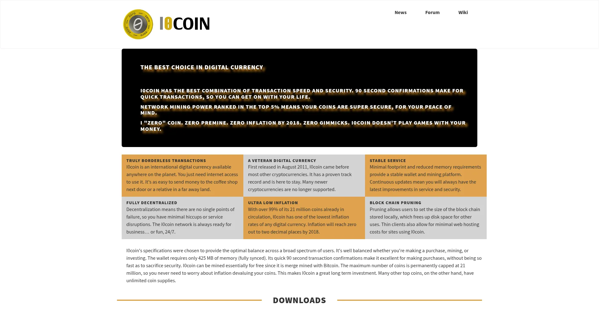 Izerocoin.org