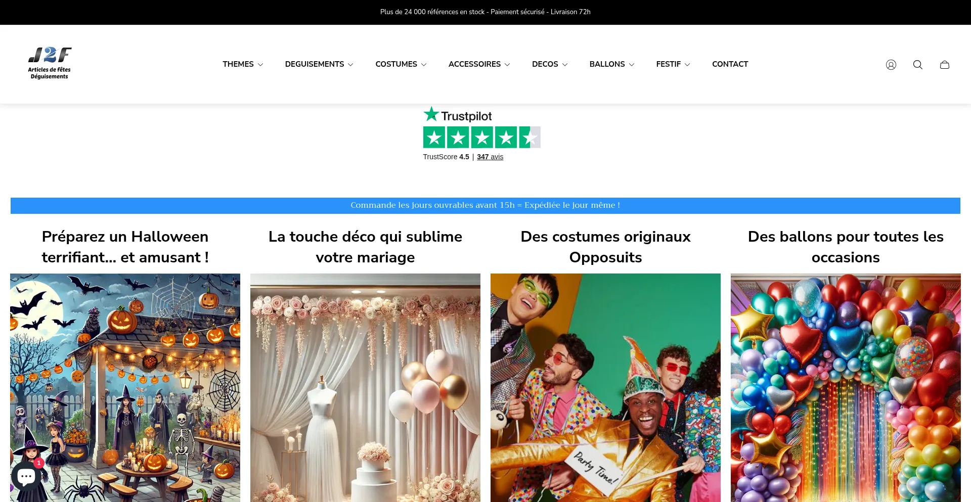 J2f-shop.fr Screenshot