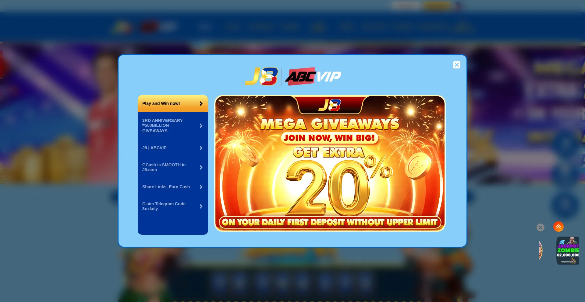 Website screenshot of J8ph22.com