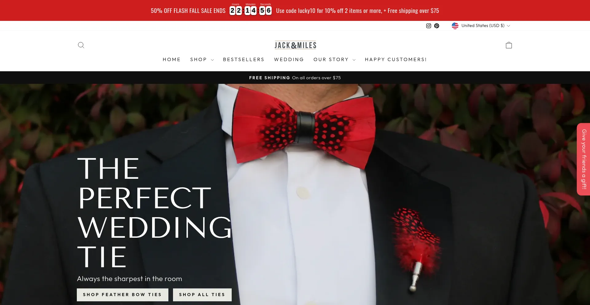Jackandmiles.com Screenshot