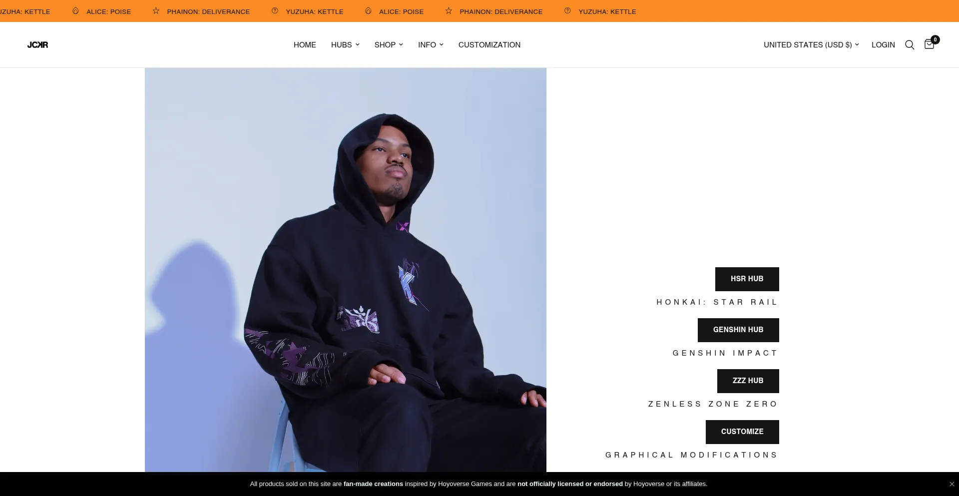 Website screenshot of Jackler.ca