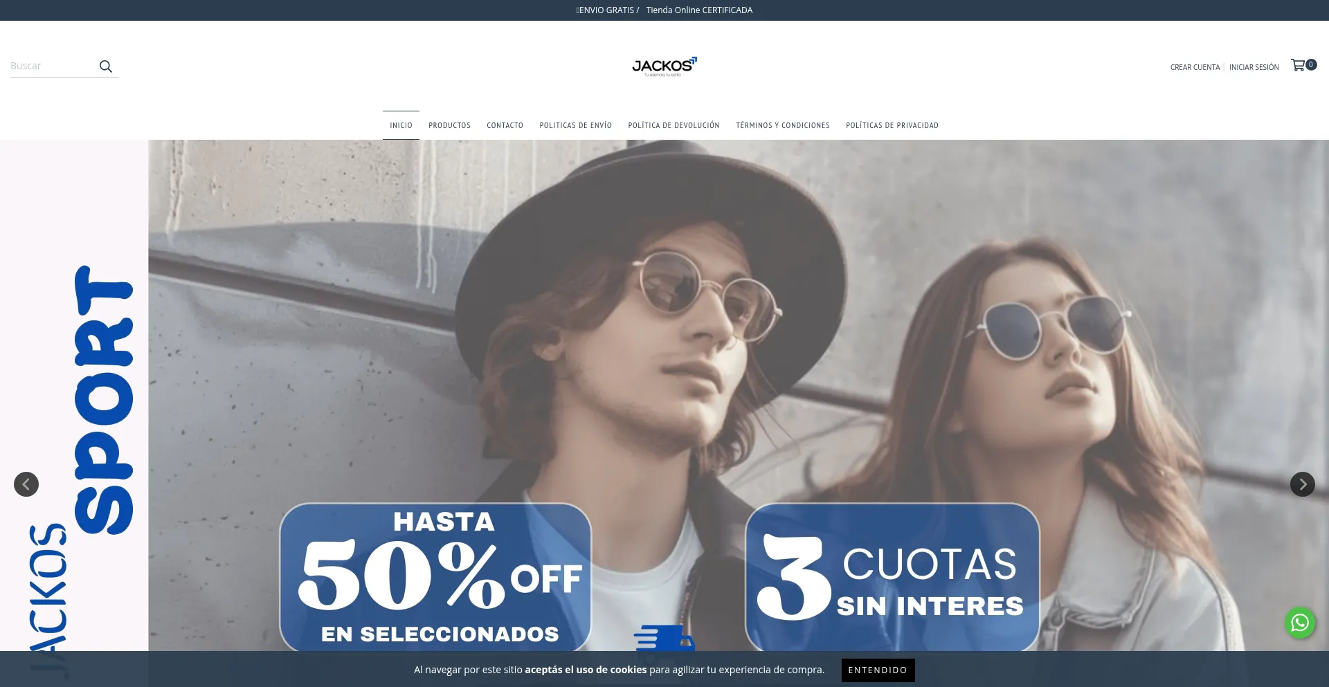 ¿És Seguro y Confiable Jackossport.mitiendanube.com?