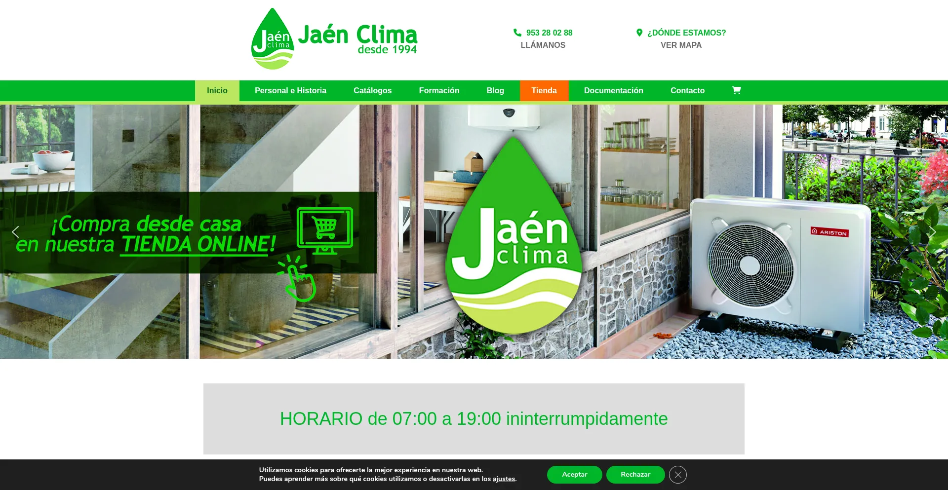 ¿És Seguro y Confiable Jaenclima.es?