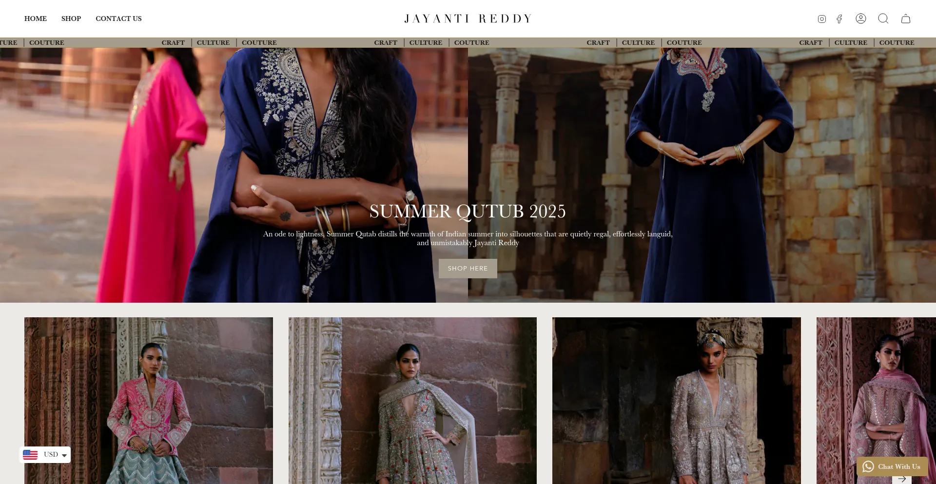 Website screenshot of Jayantireddy.com