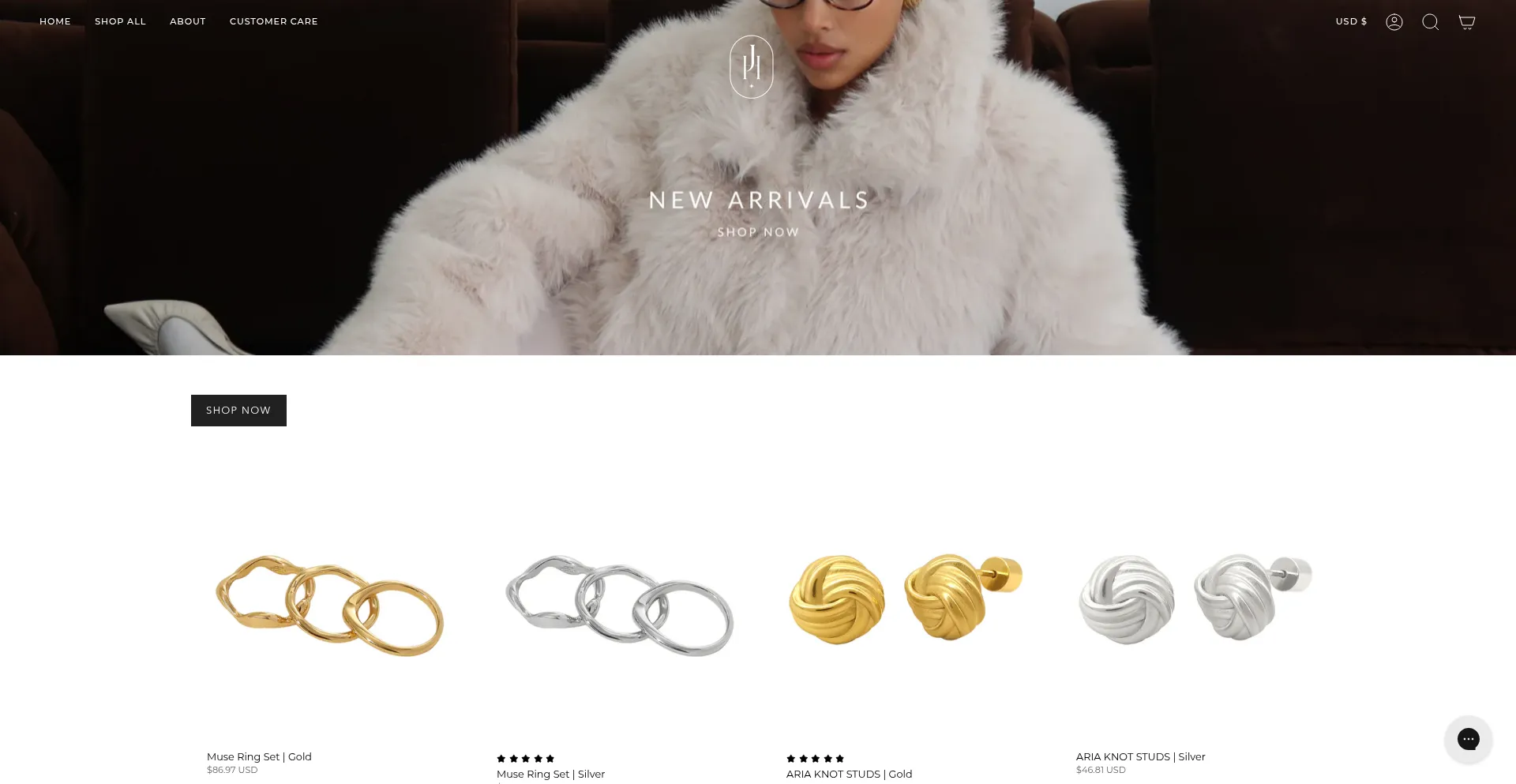 Website screenshot of Jazhandmade.com