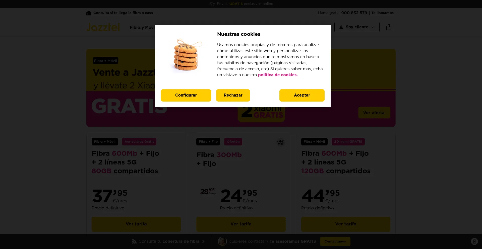 ¿És Seguro y Confiable Jazztel.com?