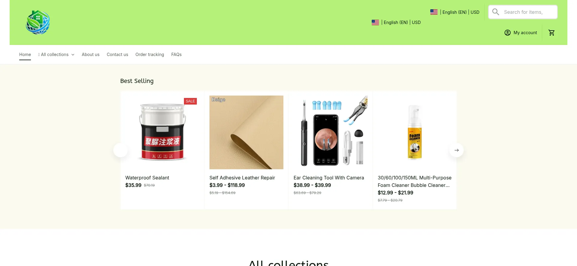 Website screenshot of Jeffstore.org
