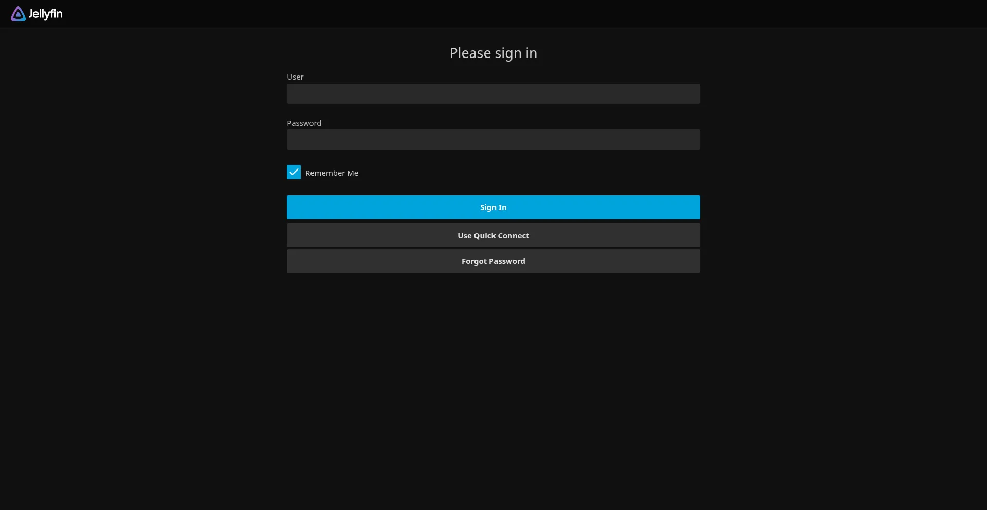 Website screenshot of Jellyfin.darkwolf-darkside.de