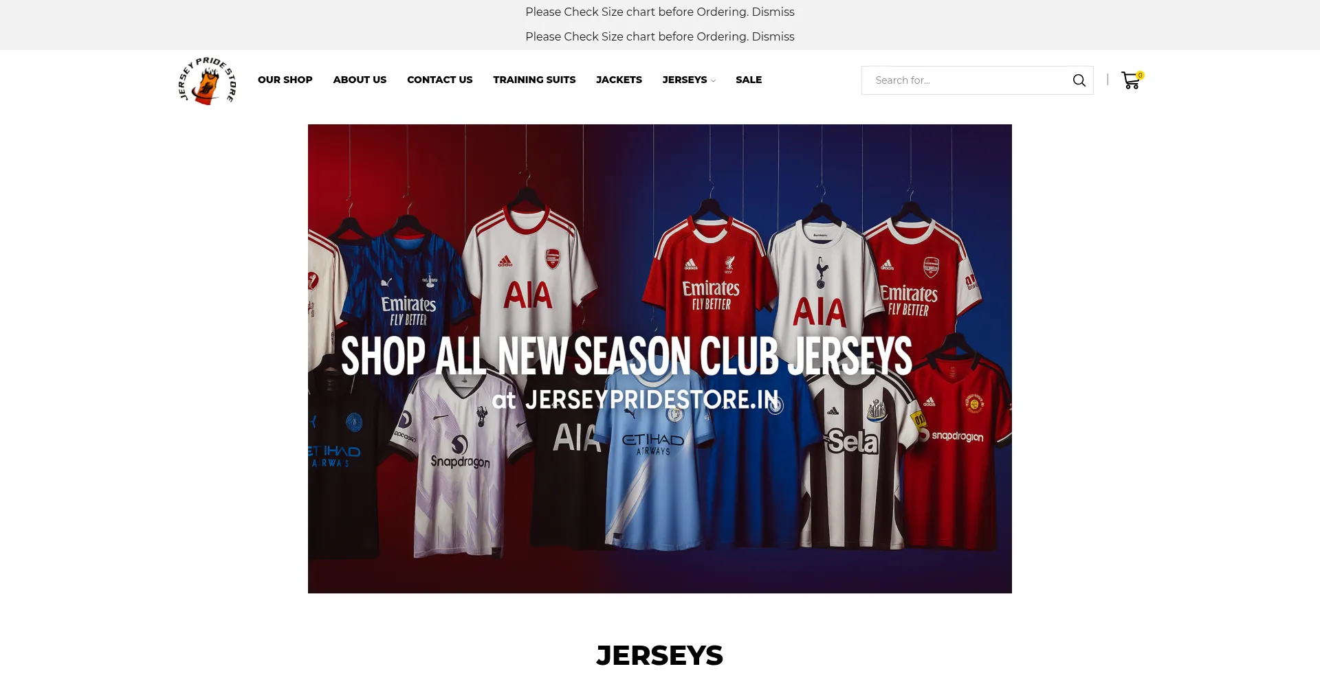 ¿És Seguro y Confiable Jerseypridestore.in?