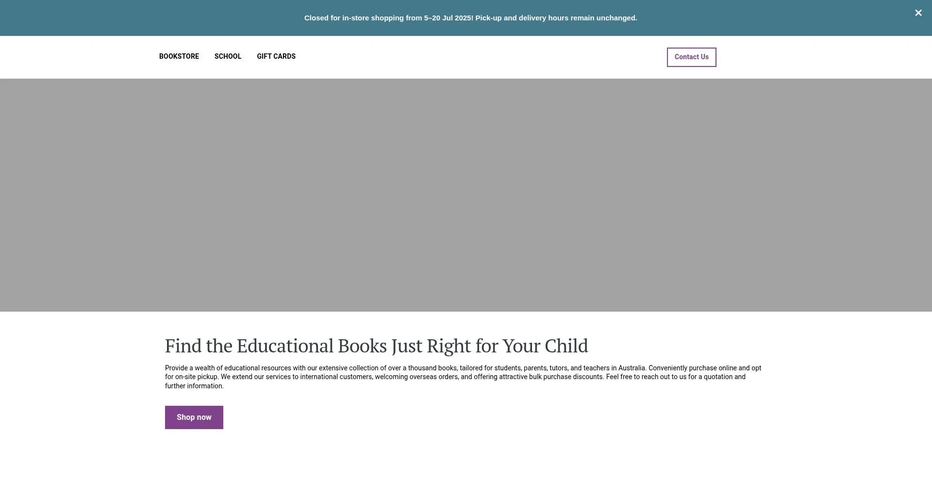 Website screenshot of Jinlingeducation.au