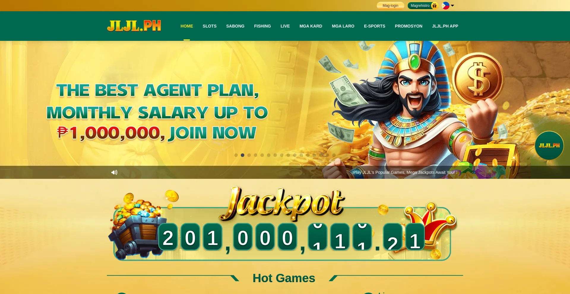 Website screenshot of Jljl.club