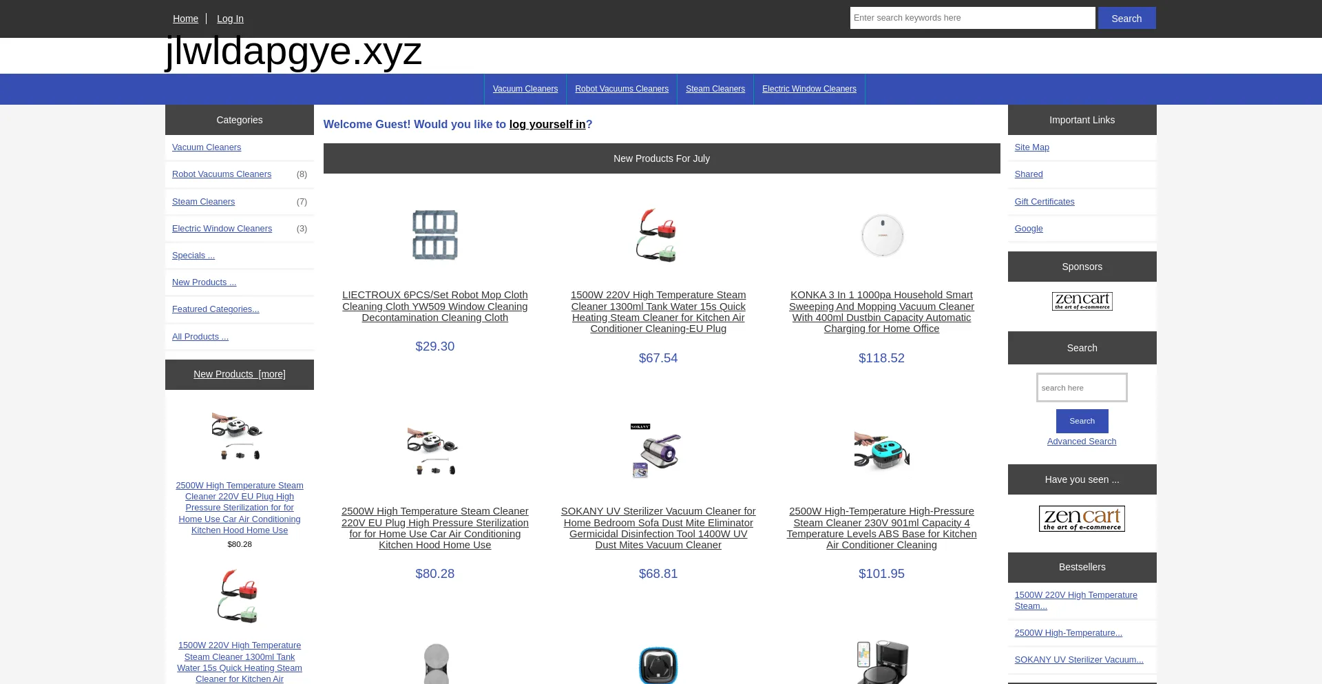Website screenshot of Jlwldapgye.xyz