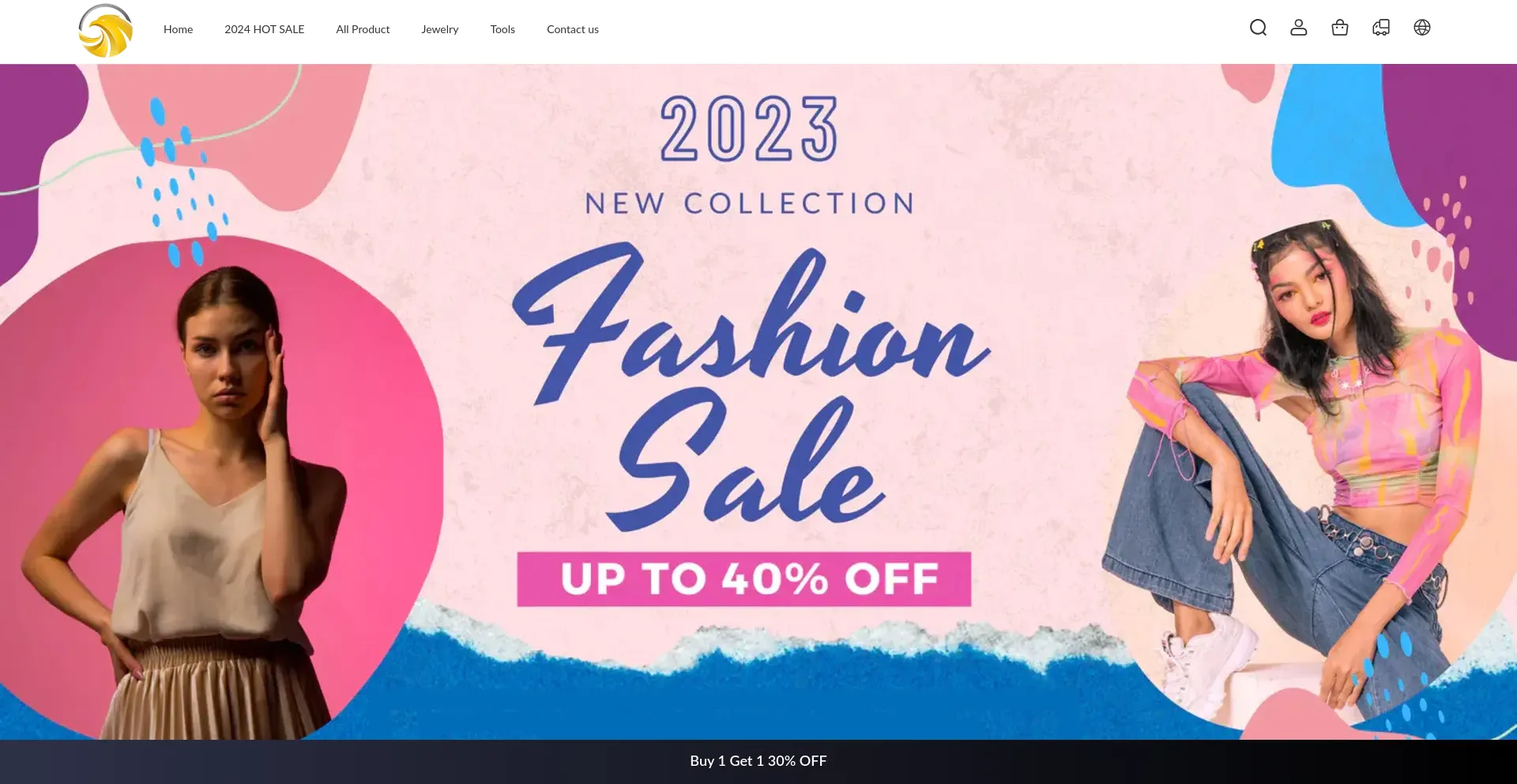 Website screenshot of Joannclosing-sale.com