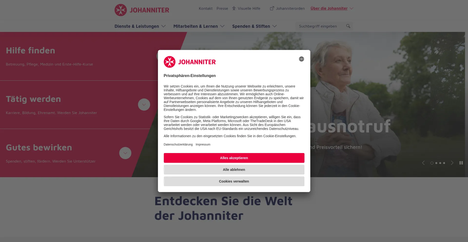 ¿És Seguro y Confiable Johanniter.de?