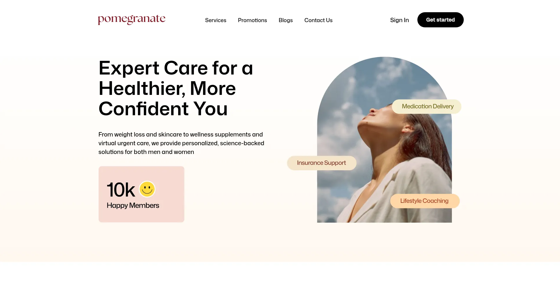 Joinpomegranate.com Screenshot