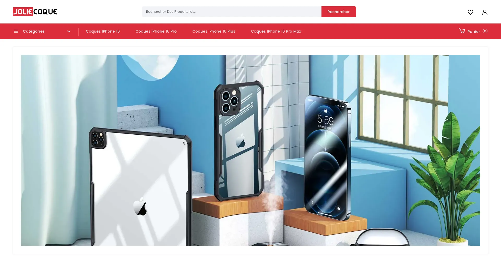Website screenshot of Joliecoque.com